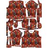 Takoy Panel so strihom 56 dámska softshell bunda SPORT jesenné listy Mandy-NS-27273