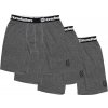 Pánske boxerky Horsefeathers, DYNASTY LONG 3PACK BOXER SHORTS tmavo sivá,Čierna,Biela M