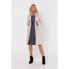 Made of Emotion Dámsky kabát crombie coat Maduna M758 béžová S