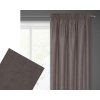 Design 91, Zatemňovací záves s riasiacou páskou - Ada, grafitový 140 x 270 cm
