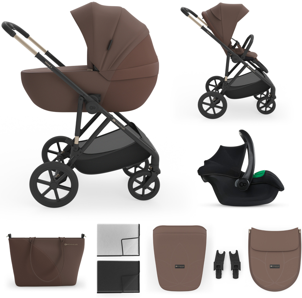 4kraft Kinderkraft PRIME 3 3in1 VELVET MOCCA 2026