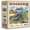 Dřevěné puzzle WOODEN CITY 505 dílků Železnice