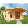 BPP Záhradná drevená chatka BPP6-1, 395x315 cm, 40 mm