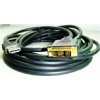 Kabel HDMI-DVI 0,5m,M/M stín., zlacené konekt. 1.3 CC-HDMI-DVI-0.5M Gembird