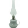 Floriánova huť Petrolejová lampa TEREZA 34 cm šedá opálová FL0084 + záruka 3 roky zadarmo + záruka 3 roky zadarmo