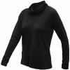 SENSOR MERINO BLEND dámske tričko dl.rukáv rolák čierna Veľkosť: S