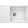 Blanco Zia XL 6 Silgranitový drez, 78x50 cm, s ovládaním odtoku, biela 523267