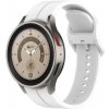 Remienok Groove Wristband biely pre Samsung Galaxy Watch 6 Classic (43mm / 47mm) a Watch 6 (40mm / 44mm)