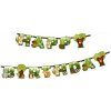 Girlanda papierové lesné zvieratká Happy Birthday 210x16cm - Party Pal