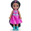 Zuru Sparkle Girlz Winter Princess ružové šaty Čierne vlasy