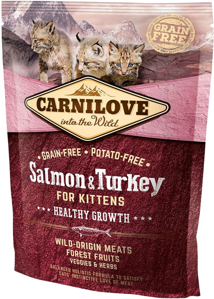 Carnilove Salmon & Turkey for Kittens Healthy Growth 400 g