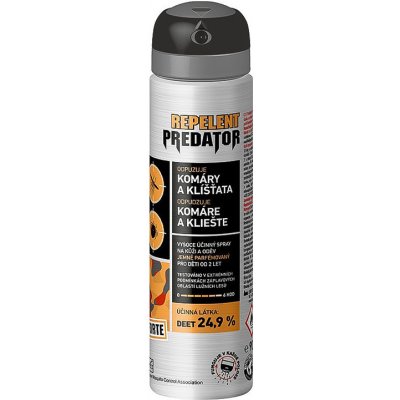 Predator repelent Forte Deet 24,9% repelentní spray odpuzuje komáry a klíšťata 150 ml