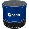 C-TECH reproduktor SPK-08L, bluetooth, baterie, USB-C, modrá