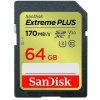 Karta SanDisk SDXC 64 GB Extreme PLUS (200 MB/s triedy 10, UHS-I U3 V30) SDSDXW2-064G-GNCIN