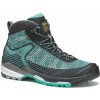 Kotníková obuv Asolo Falcon EVO Jaquard GV black/aqua green/a559 5,5UK