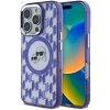 Karl Lagerfeld IML Monogram K&CH Heads MagSafe Zadní Kryt pre iPhone 16 Pro Purple