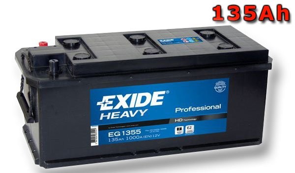 Exide Professional 12V 135Ah 1000A EG1355