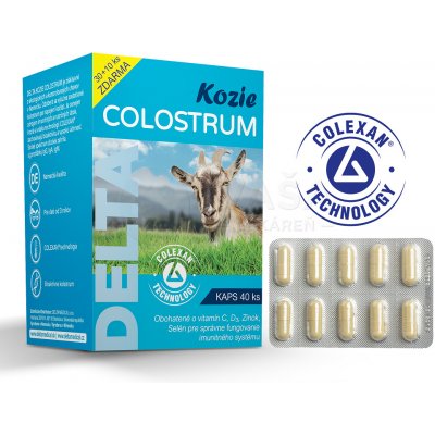 DELTA Colostrum kozie 30 + 10 kapsúl