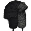 Szaleo zimná čiapka ušiak čierna, univerzálna veľkosť