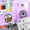 Detský fotoaparát s okamžitou tlačou 1080p – 16x digitálny zoom, 2,4