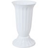 061 VÁZA UH VRÚBKOVANÁ 22 BIELA/22xV46CM/