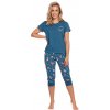 Dámske pyžamo s potlačou Doctor nap 4218 - modrá-ihneď