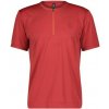 Scott Trail Flow Zip SS Tuscanred 2XL