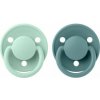 Bibs cumlíky kaučuk 2 ks De Lux 0-6 mesiacov Nordic-mint-island-sea