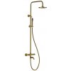 BESCO BESCO - Nástenný termostatický sprchový set VEO zlatá brúsená BABPVNTIBZ