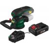 Parkside® Aku excentrická brúska Paexs 20-Li B2 + Smart akumulátor 20 V/4Ah + Nabíjačka 20 V/4,5 A (800011273)