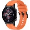eses Silikónový remienok s prúžkom - Oranžový, 22 mm