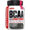 Aminokyseliny Nutrend BCAA 4:1:1 ENERGY POWDER, 500 g, malina (8594073173843)