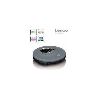 Lenco CD-400GY - discman CD/MP3 a DAB+/FM rádio
