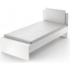 Wilsondo Jednolôžková posteľ Life 90x190/200 - biela