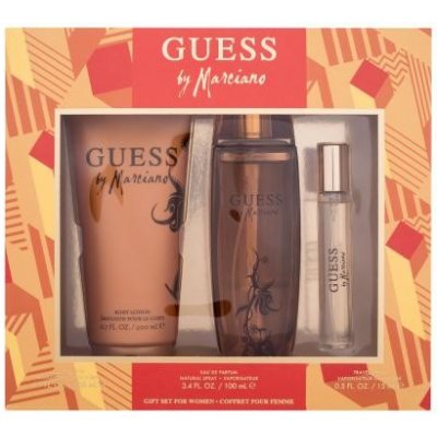 GUESS Guess by Marciano darčekový set parfumovaná voda 100 ml + parfumovaná voda 15 ml + telové mlieko 200 ml pre ženy