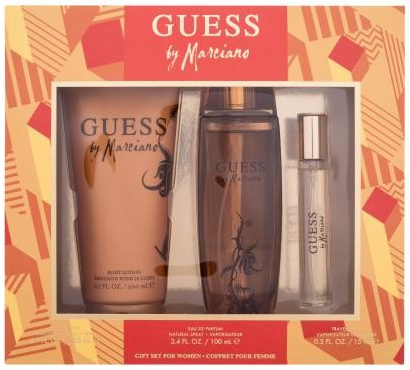 GUESS Guess by Marciano darčekový set parfumovaná voda 100 ml + parfumovaná voda 15 ml + telové mlieko 200 ml