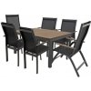 DOPPLER Sedacia súprava EXPERTWOOD Plus, 4 + 2 + 1, hliníková, antracit
