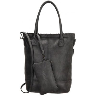 Čierny elegantný set kabelka + peňaženka Marry