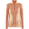 Dámska funkčná mikina na zips Craft CORE GAIN MIDLAYER W oranžová 1909497-716000 - L