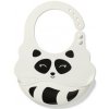 BabyOno Podbradník silikónový - Lemur, sivá, 6 m+