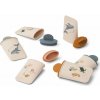 LIEWOOD Formy na zmrzlinu Malik Mini Sea Creature / Sandy – set 6 ks