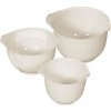 Miska Curver® BASIC, sada misiek 3 ks, na šľahanie, 1500/2000/2500 ml, biele