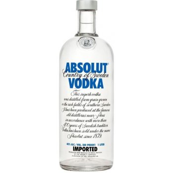 Absolut Vodka 40% 0,7 l (čistá fľaša)