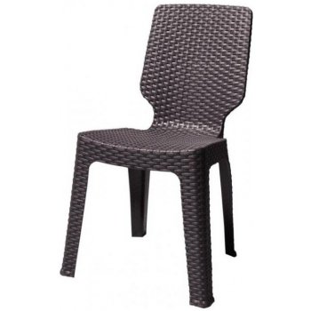 Záhradné kreslo T-CHAIR, hnedé