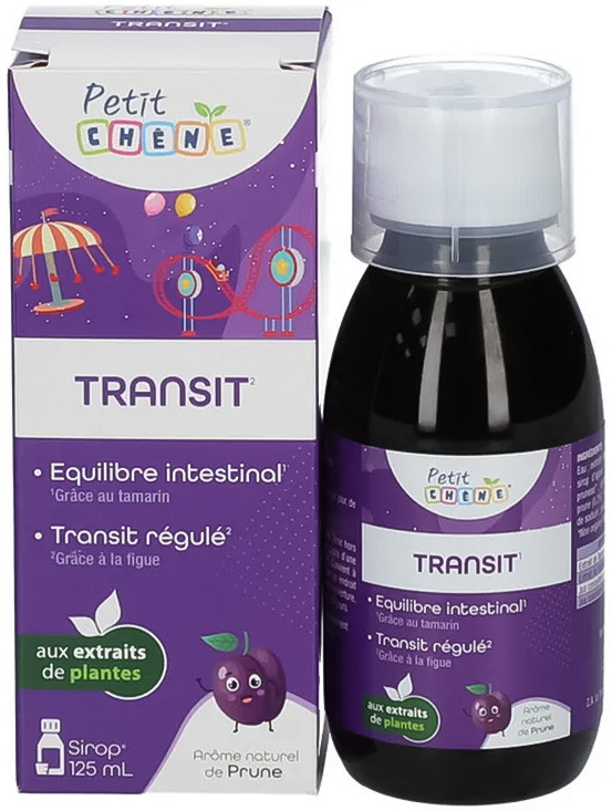 Petit Chene Transit detský sirup, so slivkovou arómou 125 ml