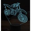 Beling 3D lampa,Dirt bike 2, 7 farebná ZZ33