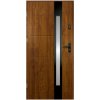 Vchodové dvere Ariadna, 90 L, 1 000 × 2 070 mm, oceľ, ľavé, dub zlatý, presklené, Z46552