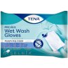 TENA Wet Wash Gloves vlhčené rukavice na umývanie, neparfumované, 1x8 ks
