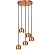 Asir Luster na lanku SIVANI 5xE27/40W/230V medená AS2092 + záruka 3 roky zadarmo + záruka 3 roky zadarmo