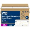 TORK Singlefold H3 Premium, ZZ/C extra jemné, 2-vrstvové, 24.8×23 cm, 15×250